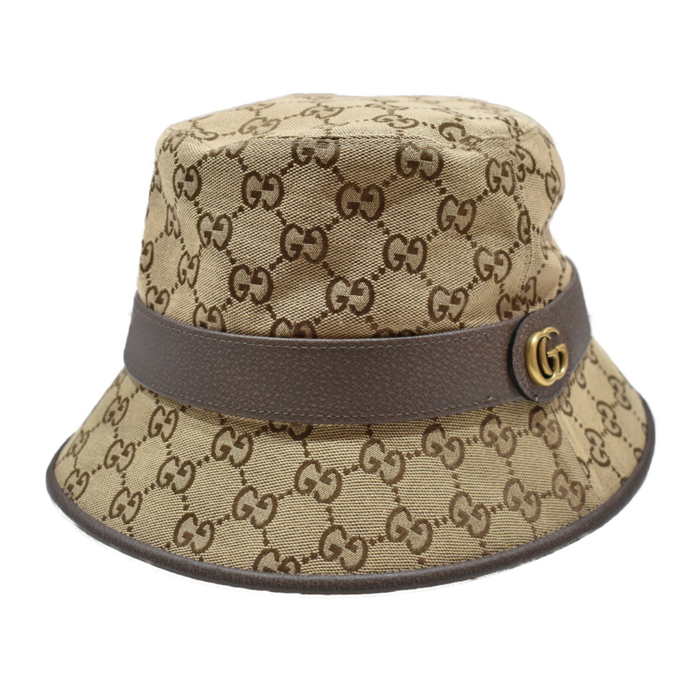 Gucci Fedora Cotton Polyester Hat Beige